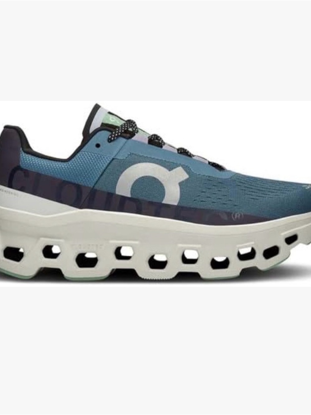 On Cloudmonster Running Shoes Dust/Vapor Size Womens 8 - Picture 9 of 11